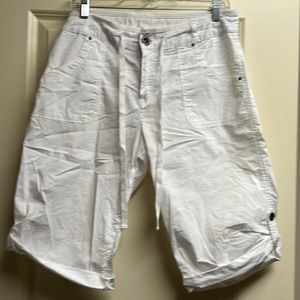 Fresh Produce White Bermuda Shorts